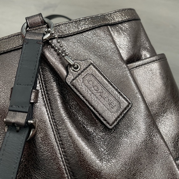 Silver Coach Handbag - Picture 4 of 4